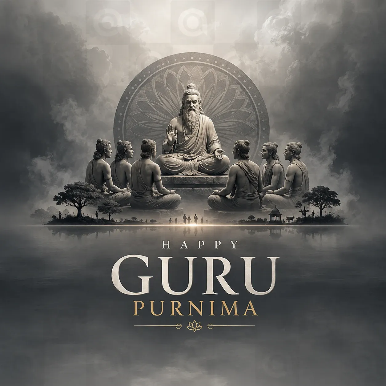 Guru Purnima Poster Template - Free Download