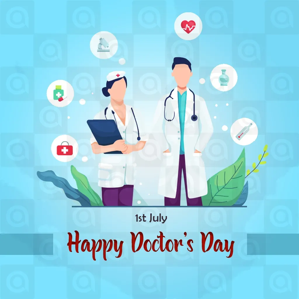 National Doctors' Day Poster Template - Free Download