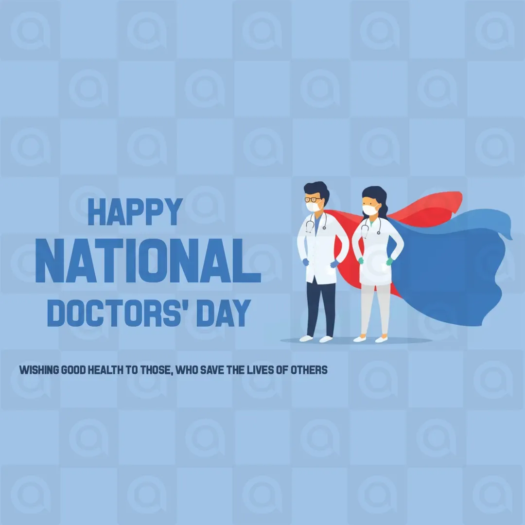 National Doctors' Day Poster Template