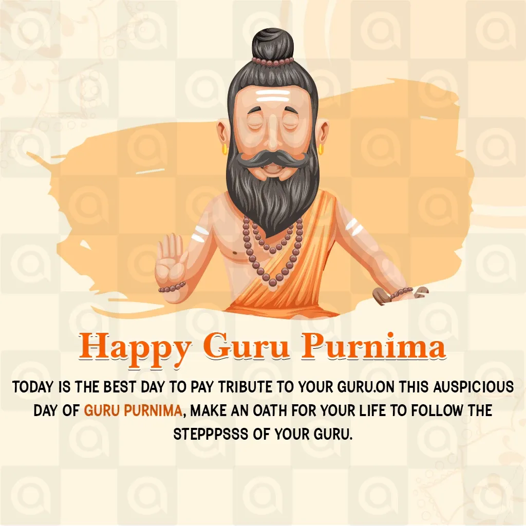Guru Purnima Poster Template