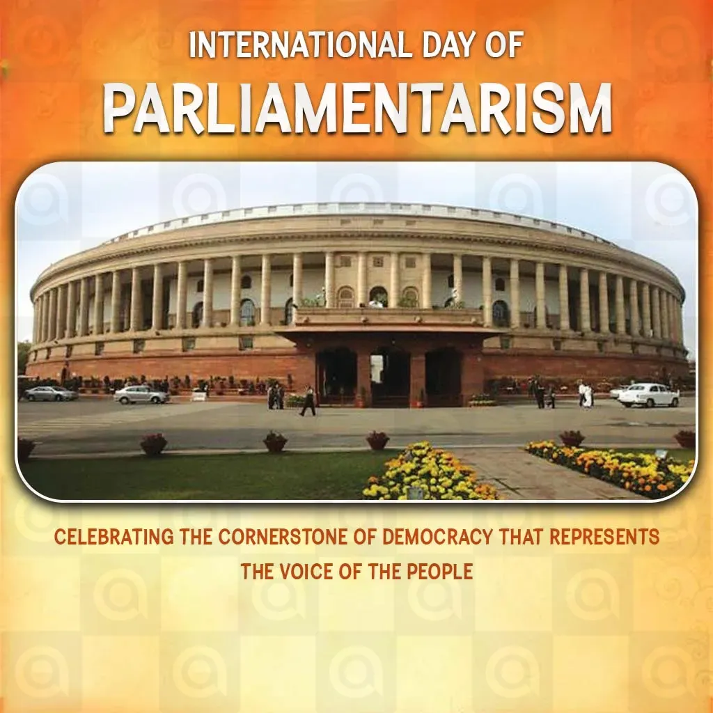 International Day of Parliamentarism Poster Template
