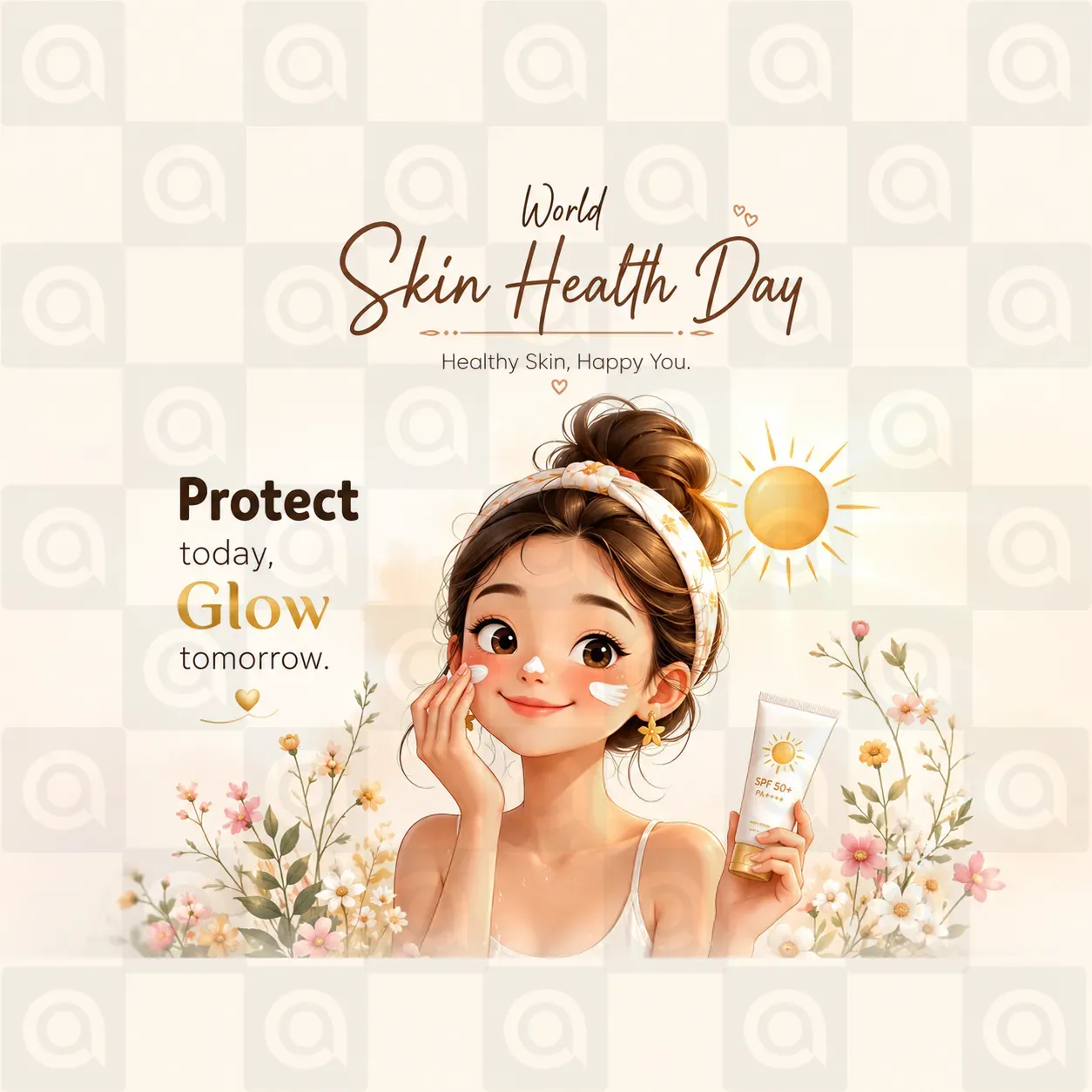 World Skin Health Day Poster Template