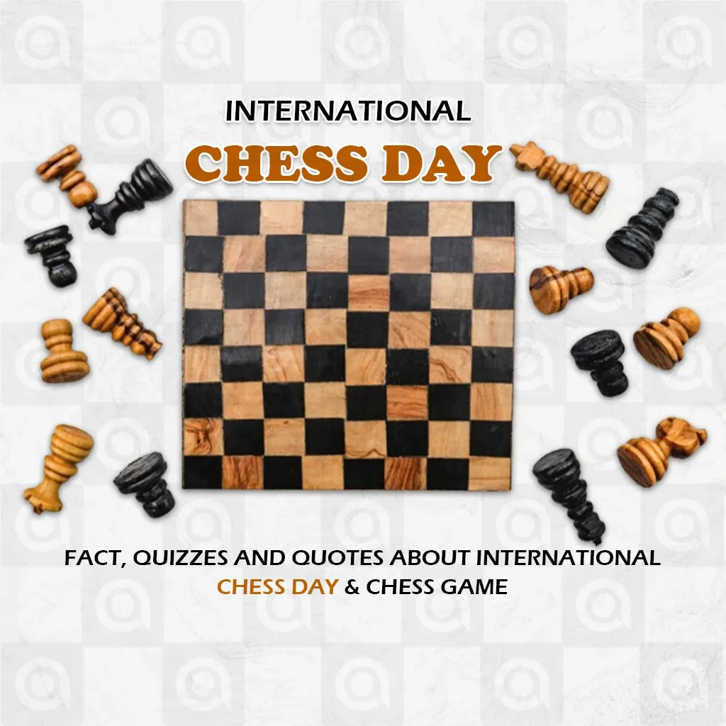International Chess Day Poster Template