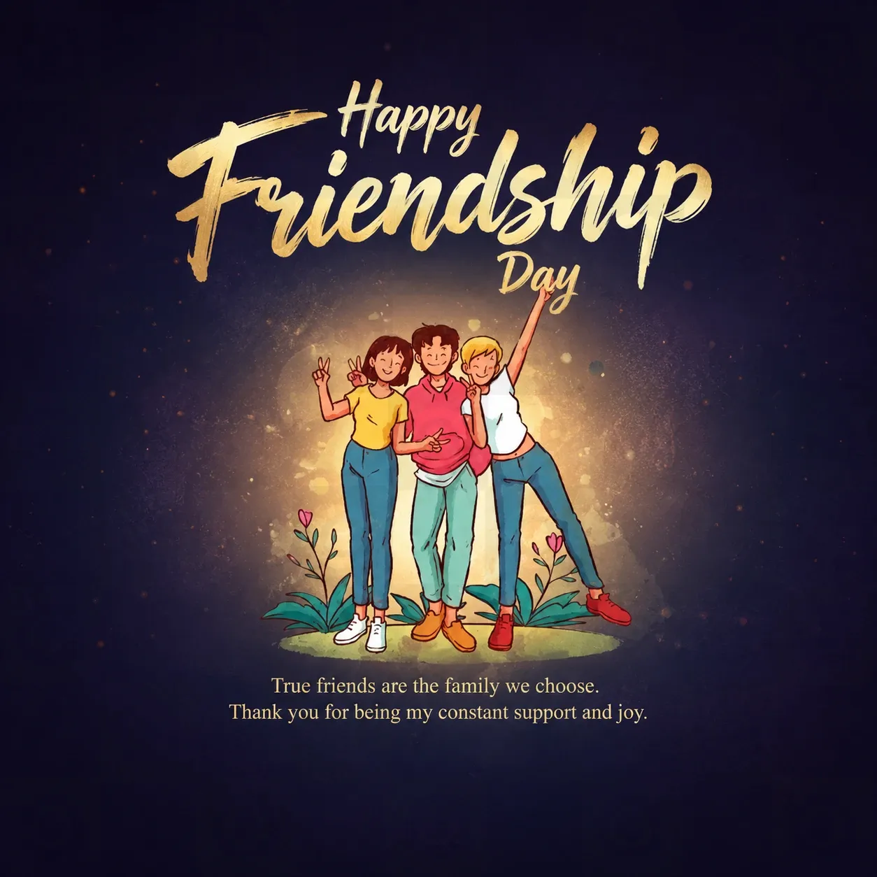 Friendship Day Poster Template