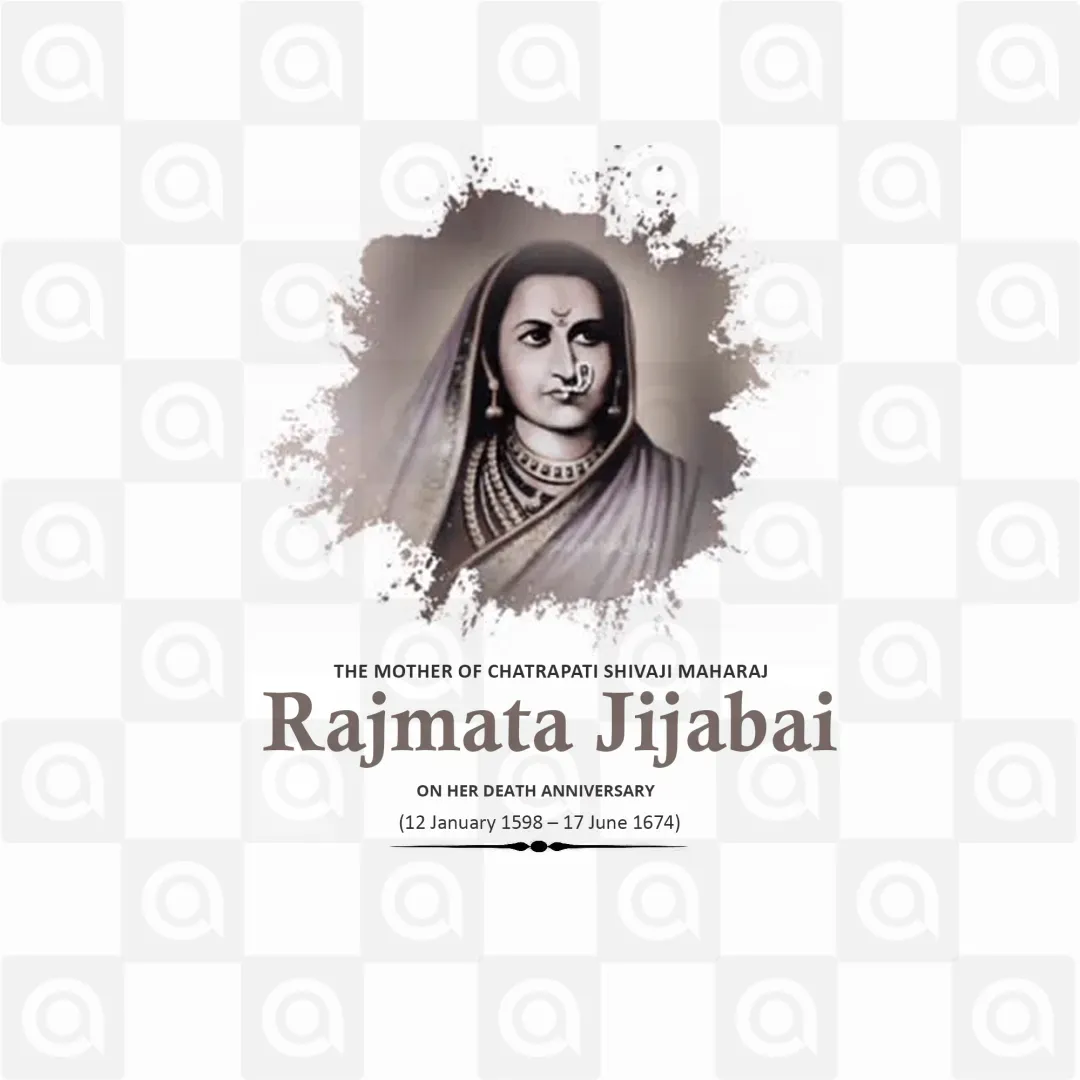 Jija Bai Death Anniversary Poster Template
