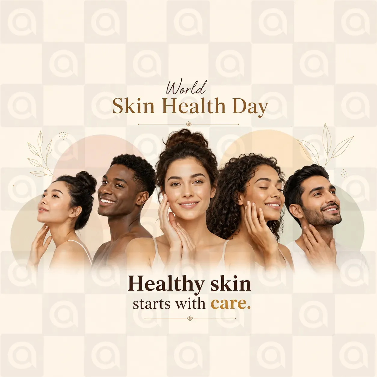 World Skin Health Day Poster Template