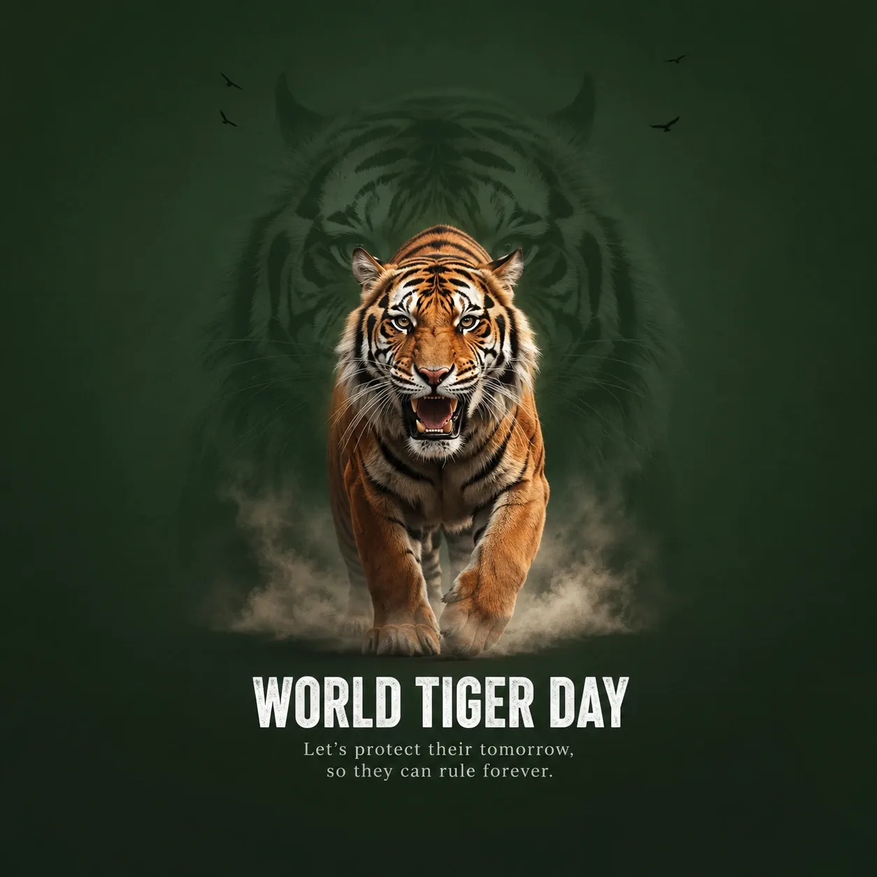 World Tiger Day Poster Template - Design 1