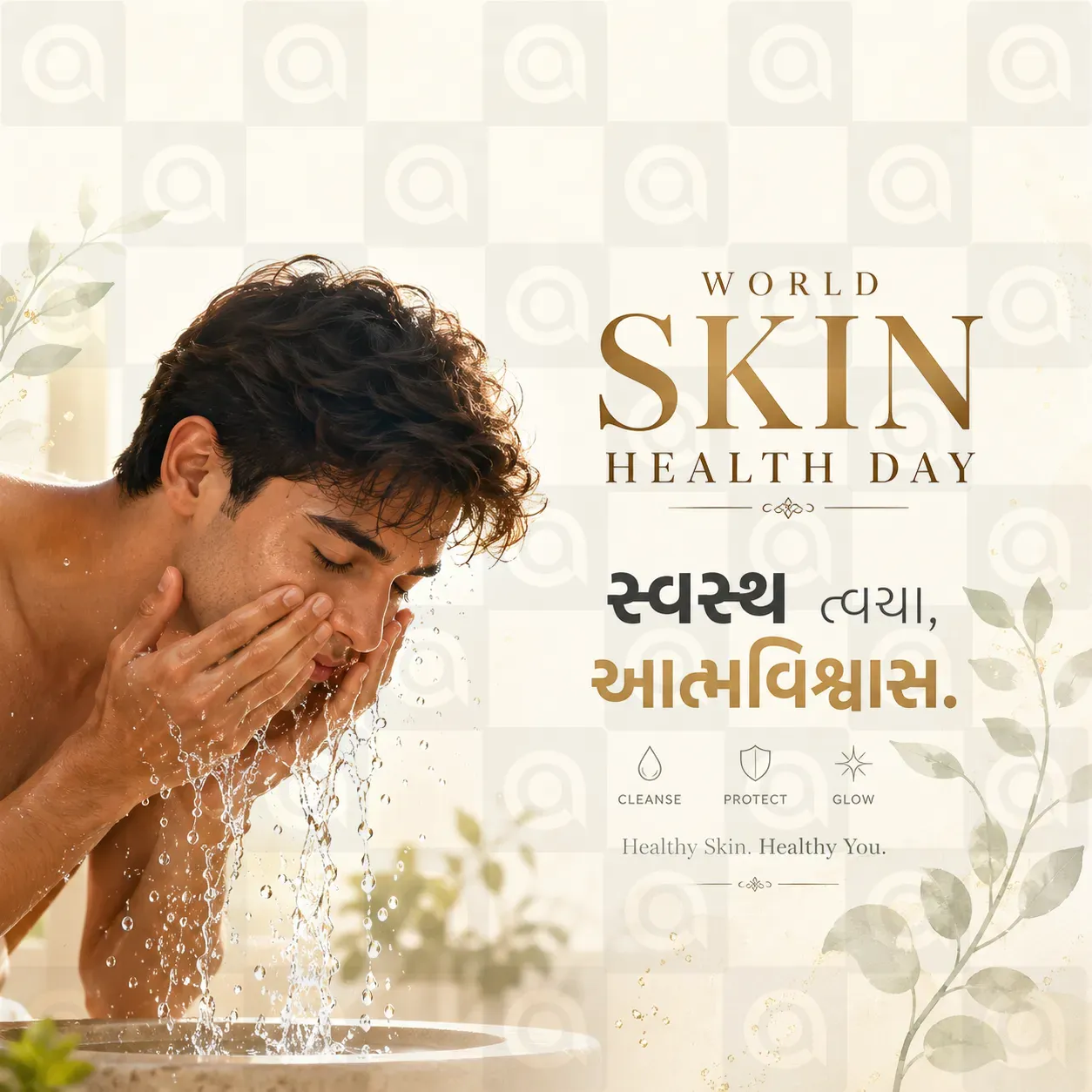 World Skin Health Day Poster Template