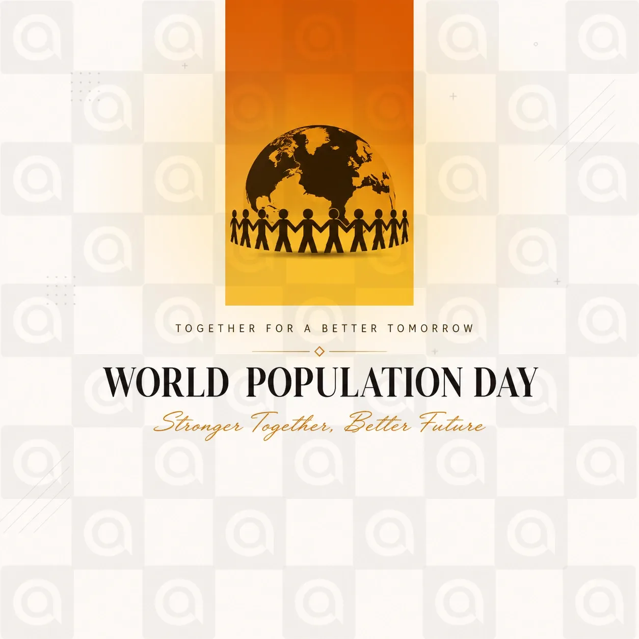 World Population Day Poster Template