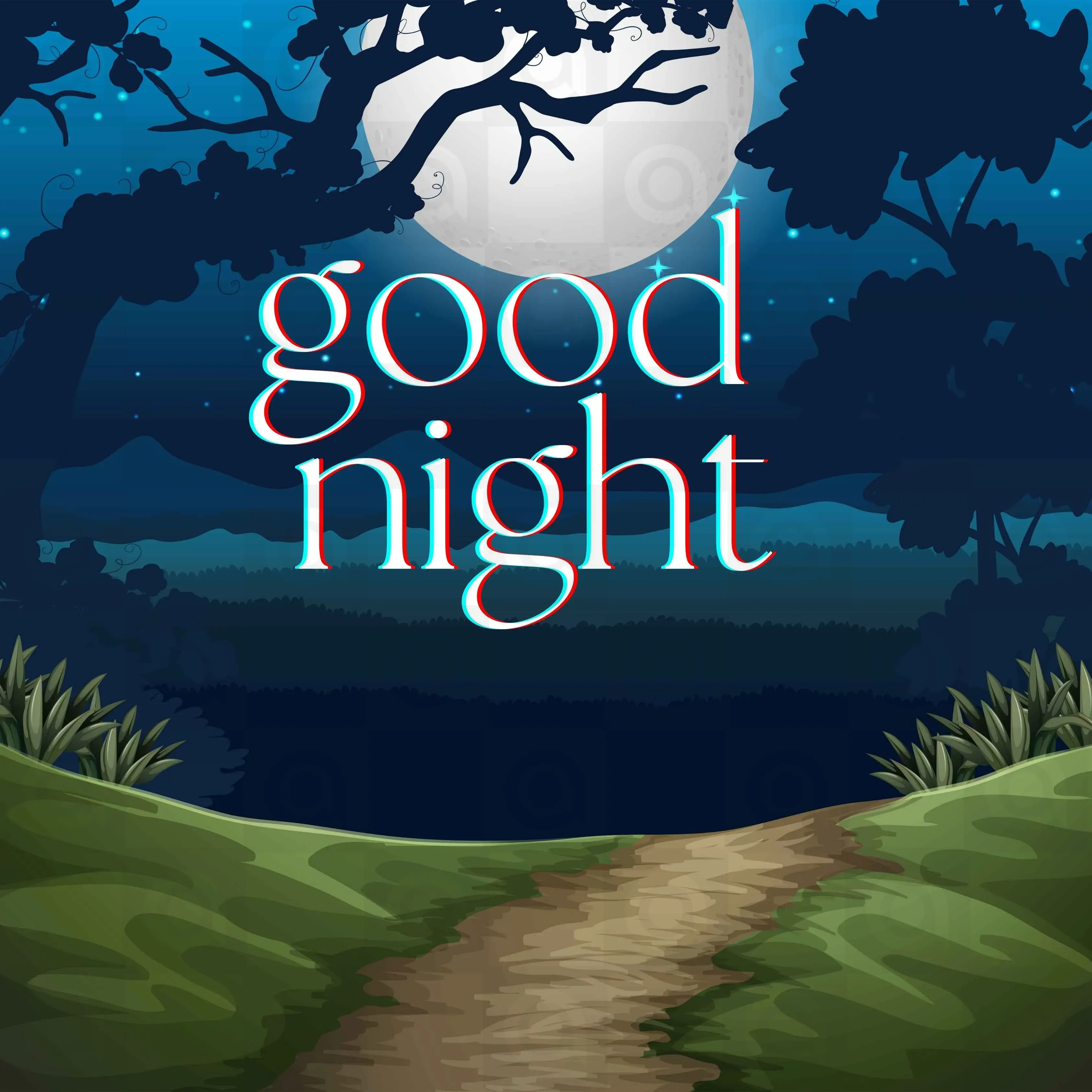 Good Night Poster Template