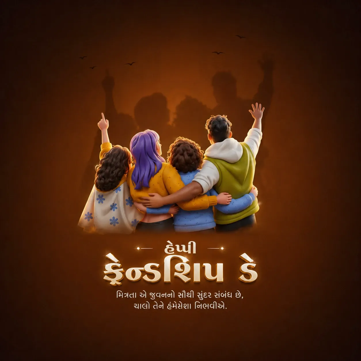 Friendship Day Poster Template - Design 19