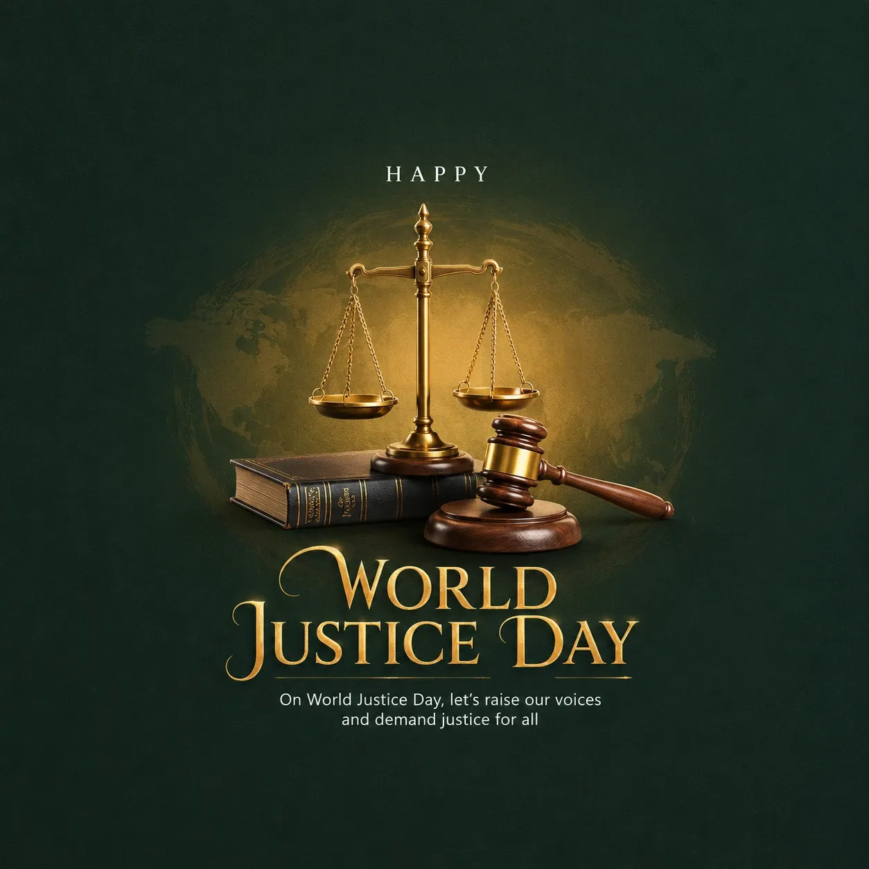 World Justice Day Poster Template - Design 10