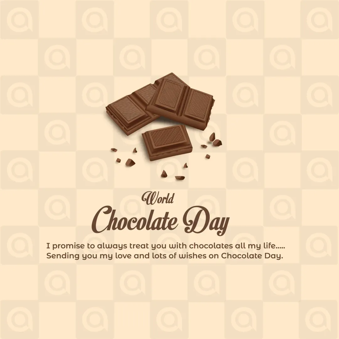 World Chocolate Day Poster Template