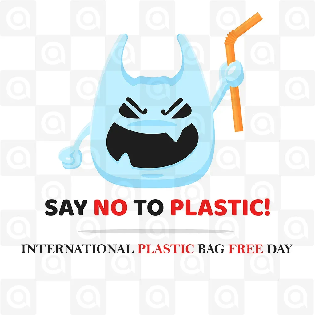 International Plastic Bag Free Day Poster Template - Free Download