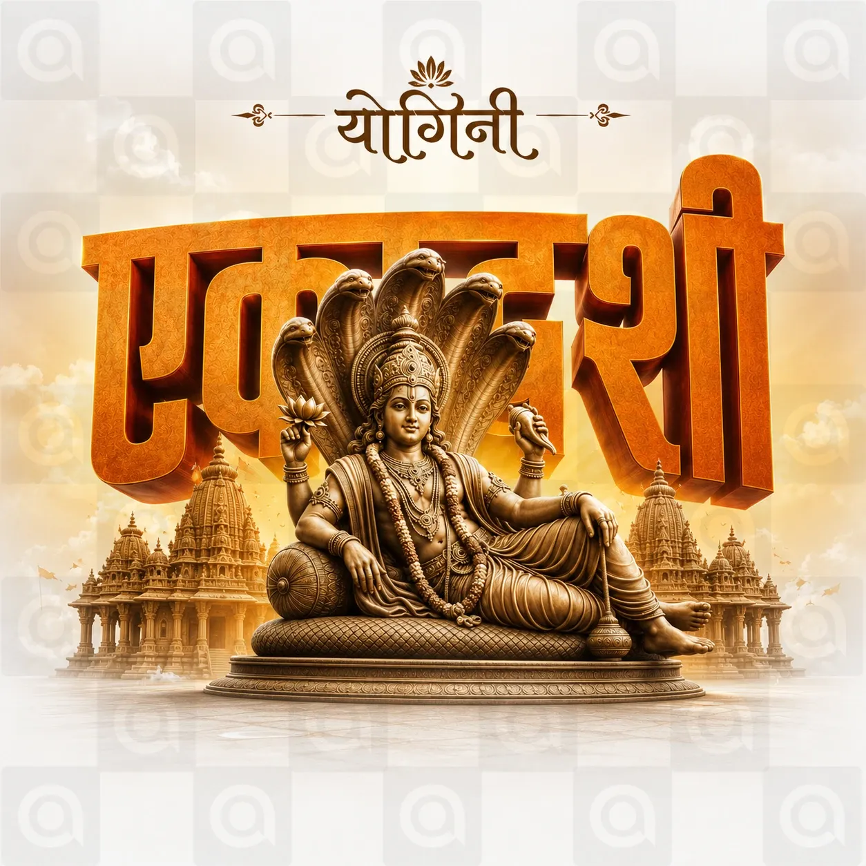 Yogini Ekadasi Poster Template