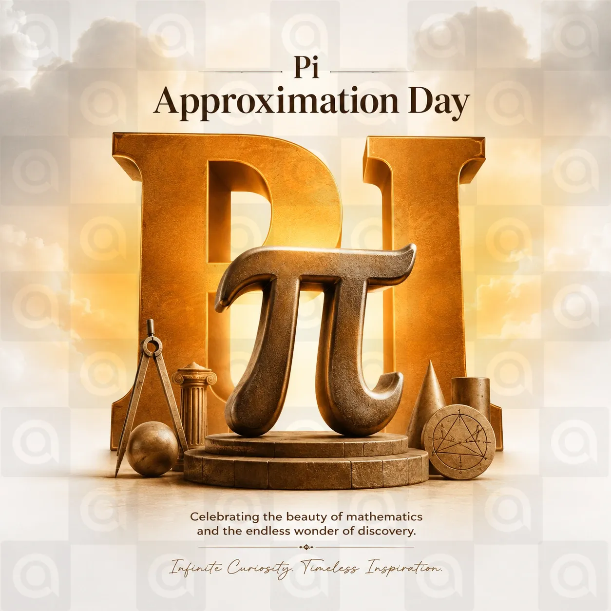 Pi Approximation Day Poster Template