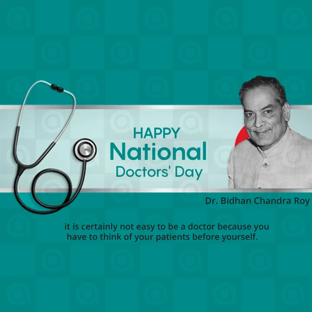 National Doctors' Day Poster Template