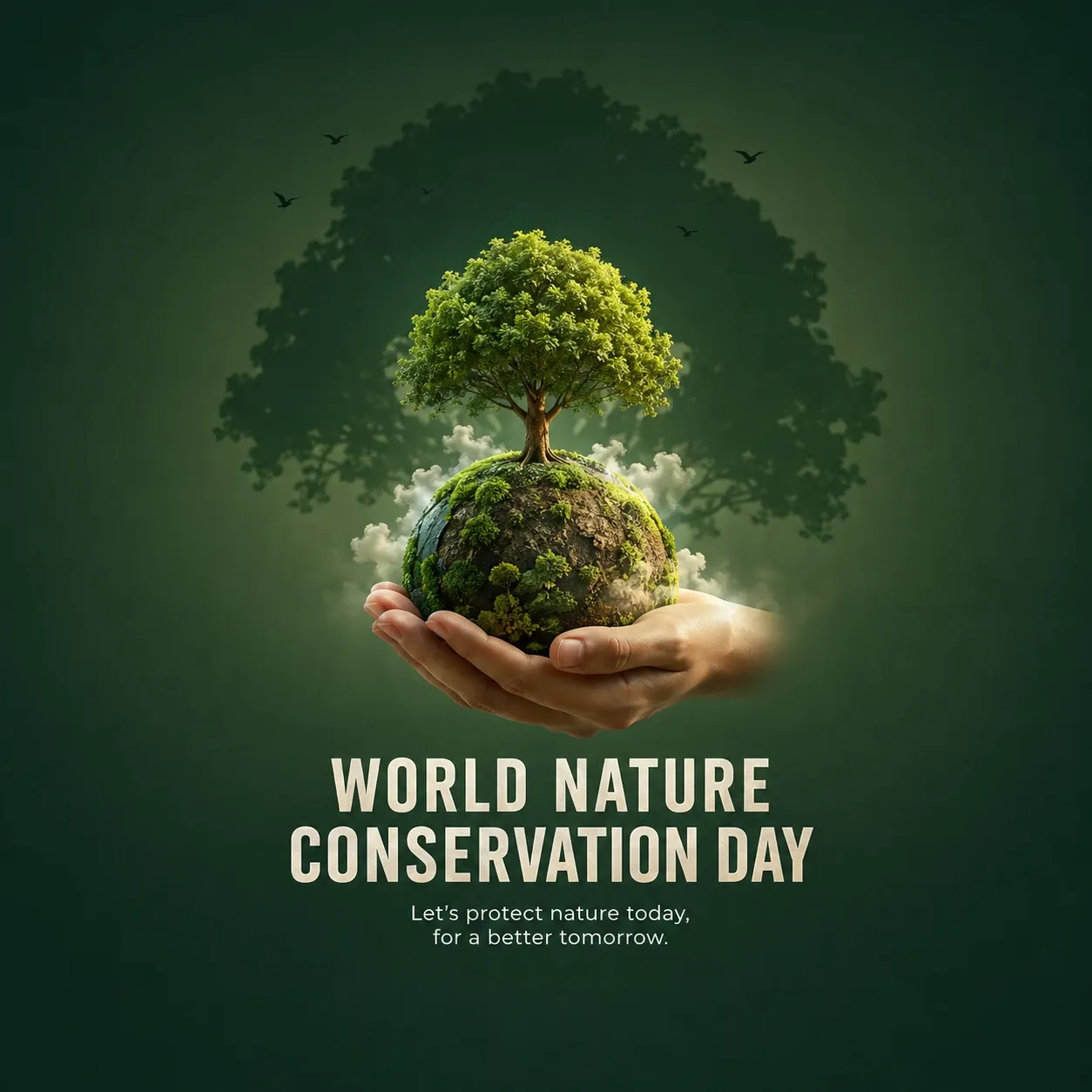 World Nature Conservation Day Poster Template