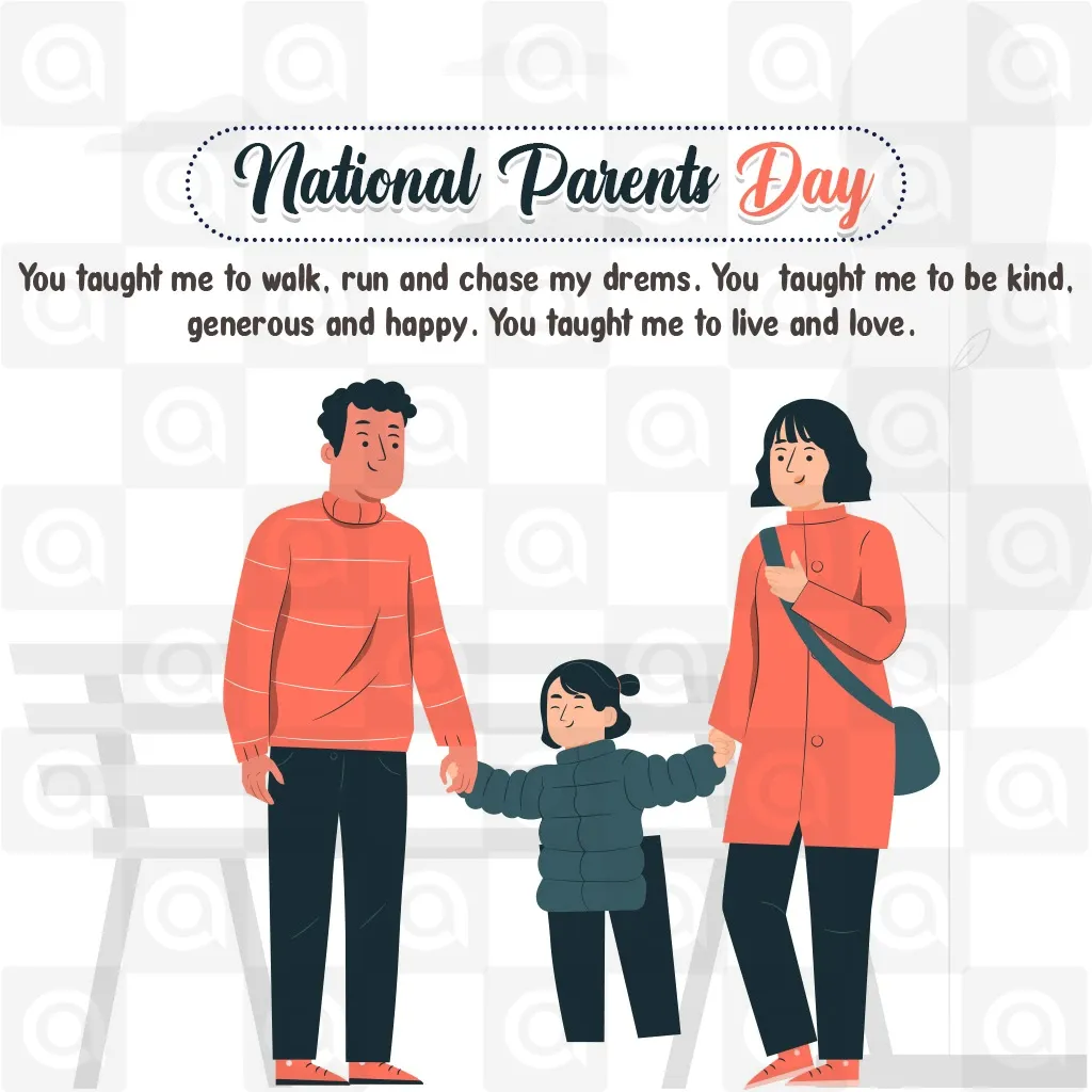 National Parents' Day Poster Template