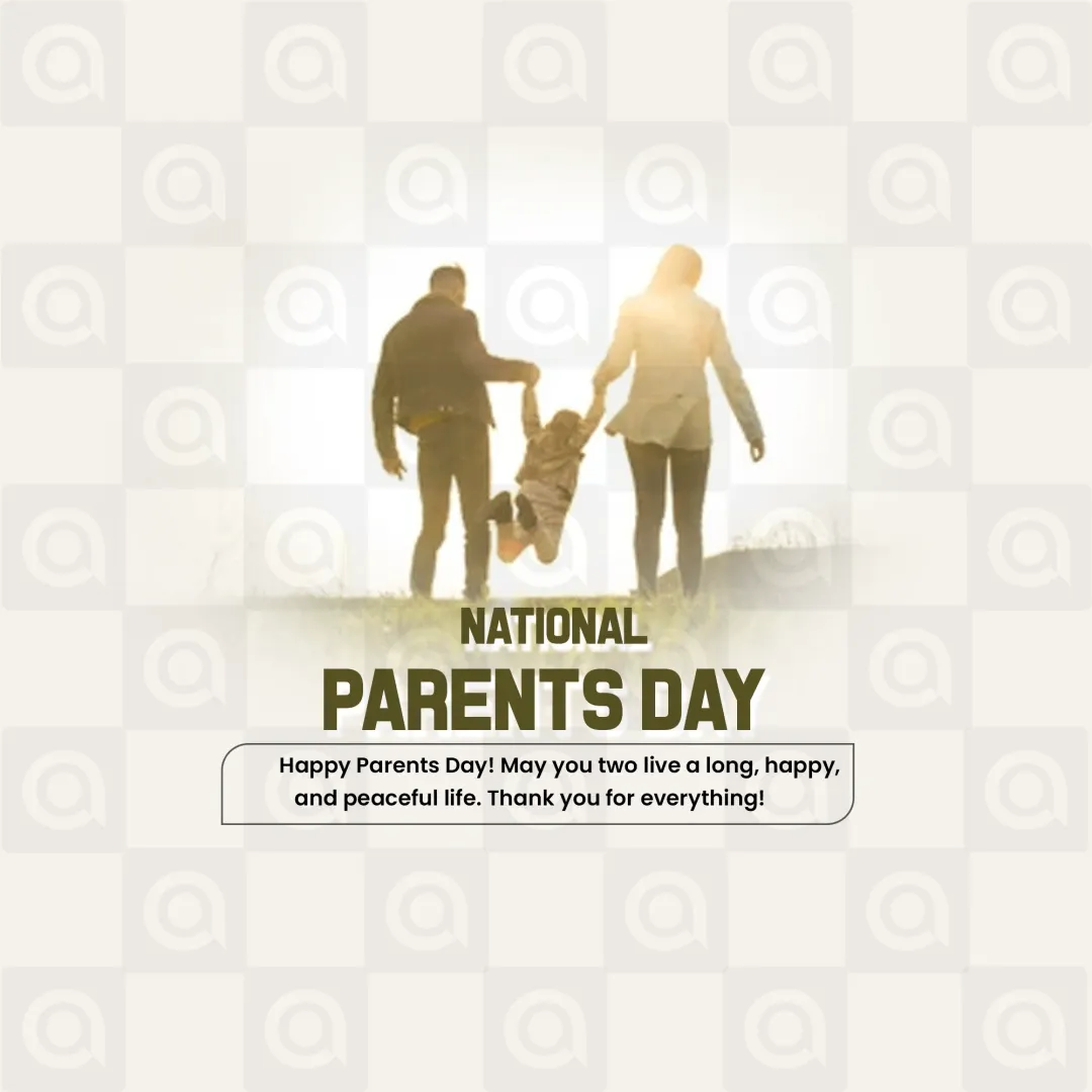 National Parents' Day Poster Template