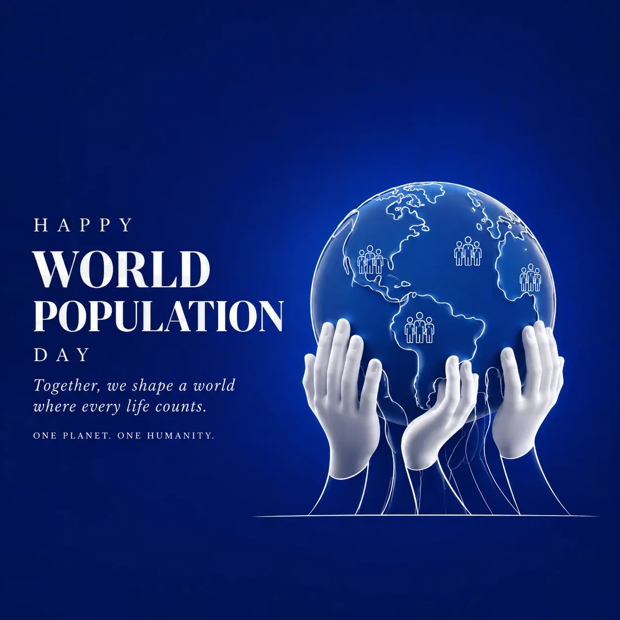 World Population Day Poster Template