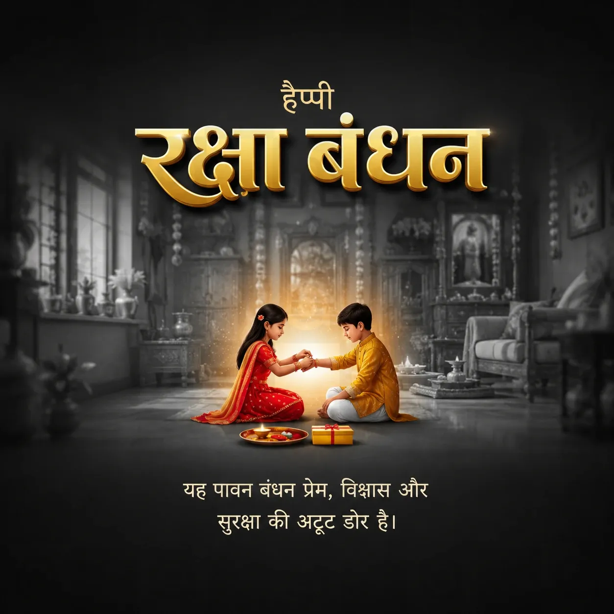 Raksha Bandhan Poster Template