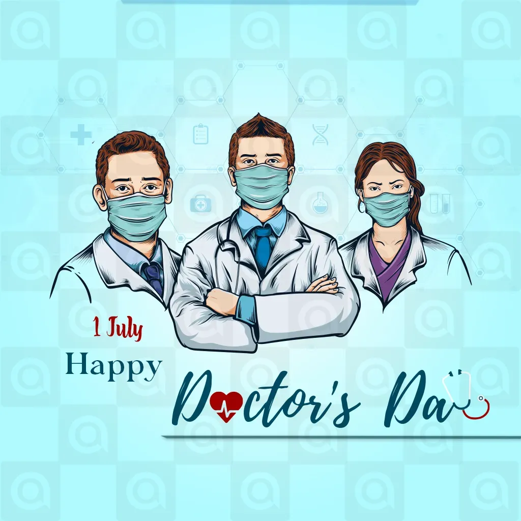 National Doctors' Day Poster Template