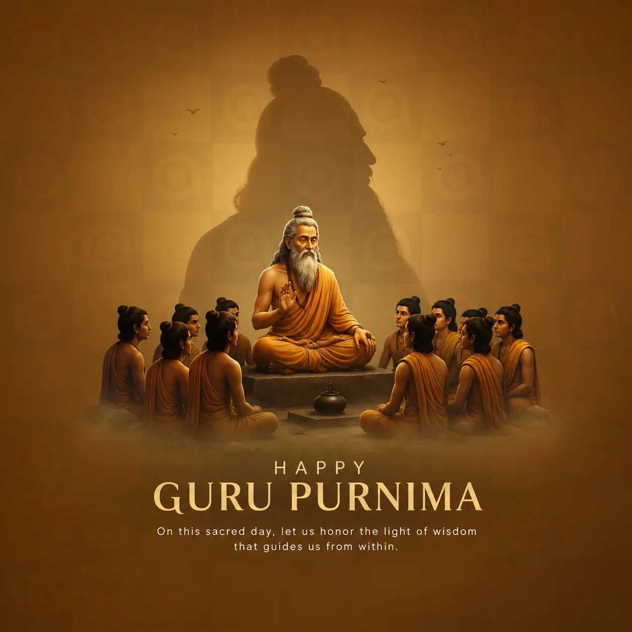 Guru Purnima Poster Template