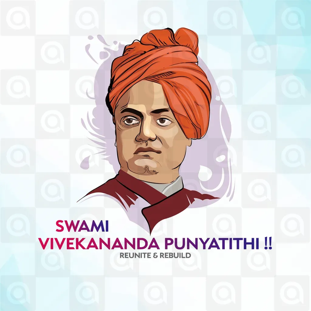 Swami Vivekananda Death Anniversary Poster Template