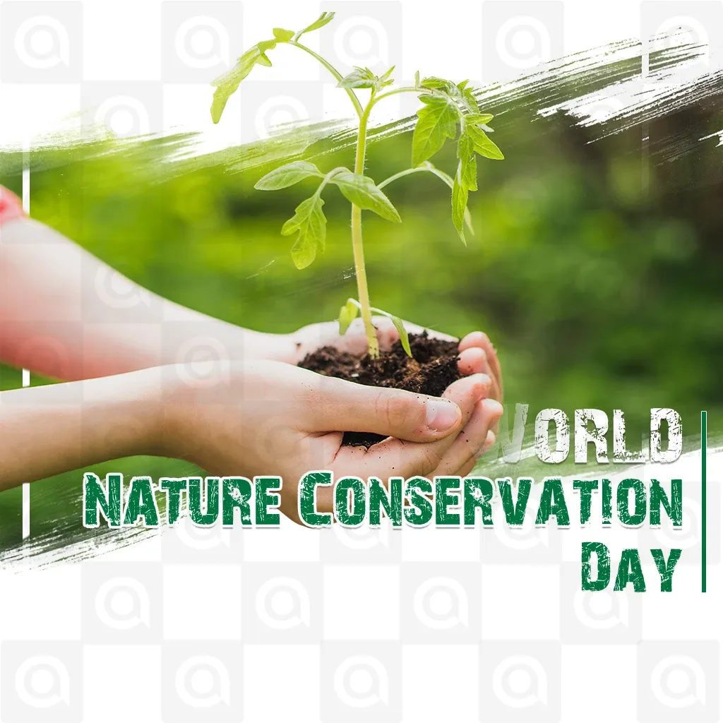 World Nature Conservation Day Poster Template