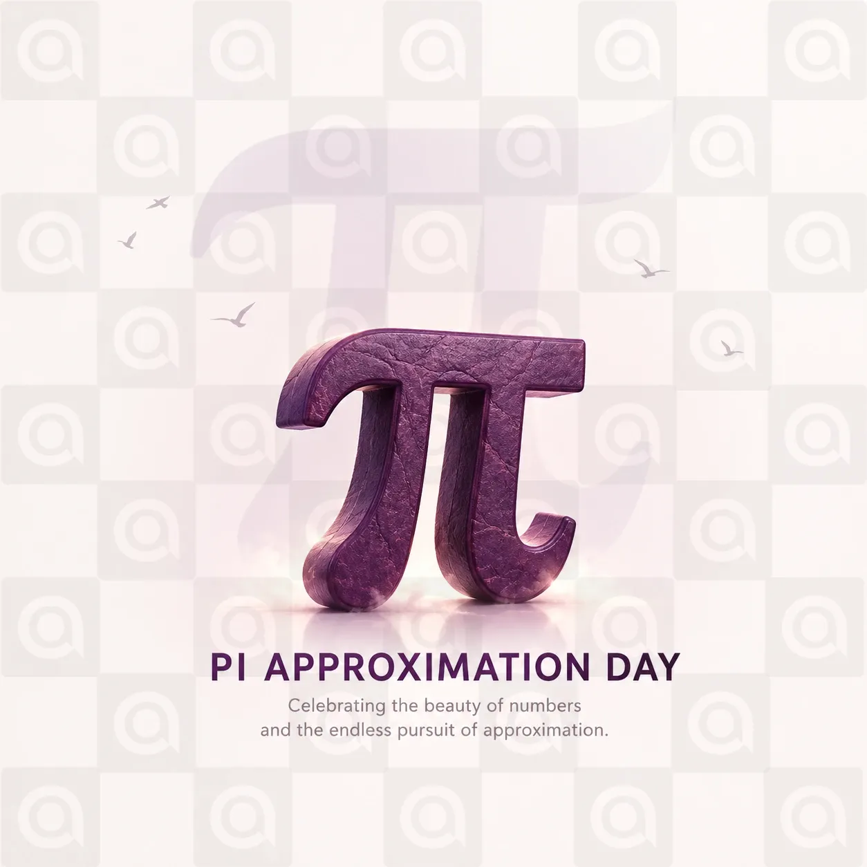 Pi Approximation Day Poster Template
