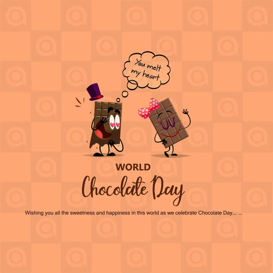 World Chocolate Day Poster Template