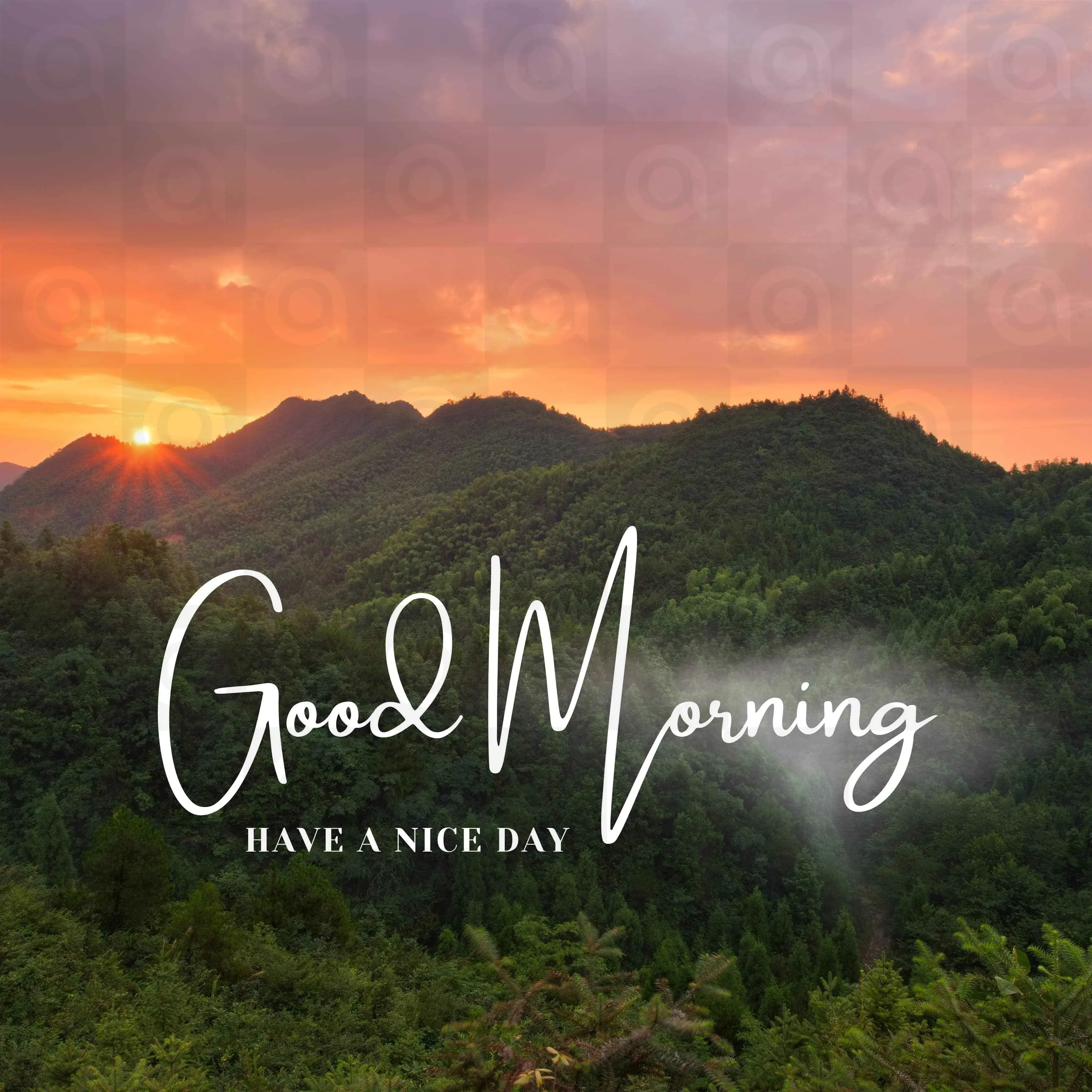 Good Morning Poster Template