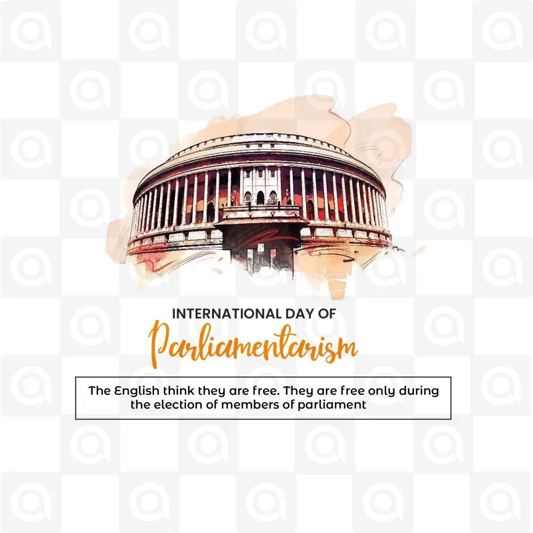 International Day of Parliamentarism Poster Template