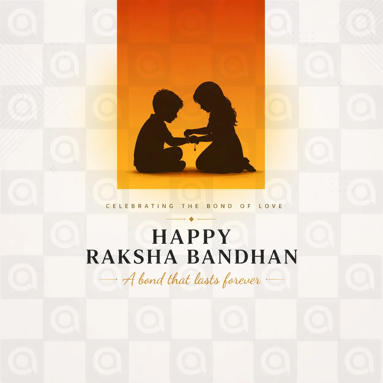 Raksha Bandhan Poster Template