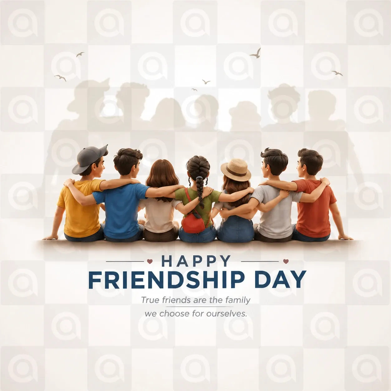 Friendship Day Poster Template