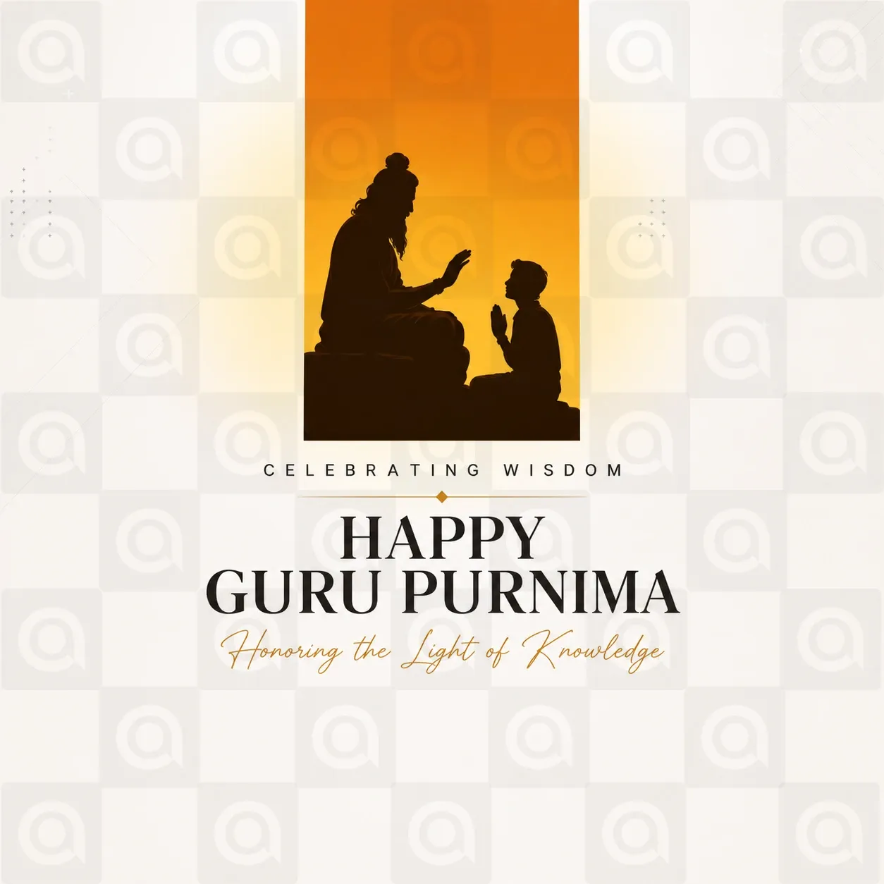 Guru Purnima Poster Template