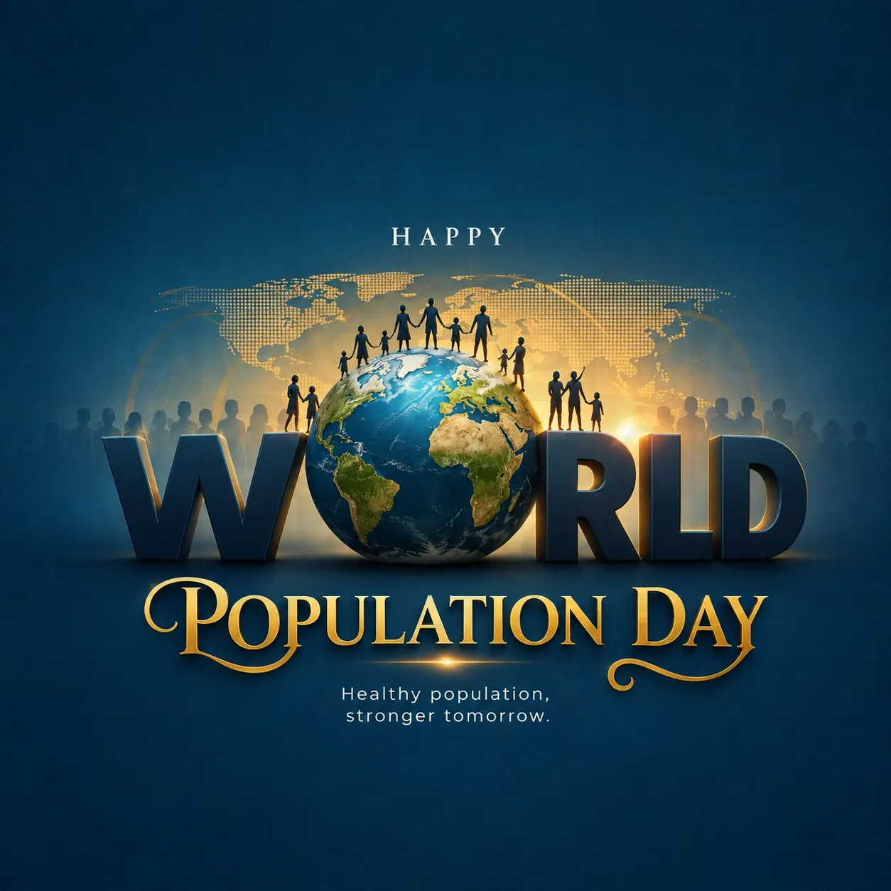 World Population Day Poster Template - Free Download