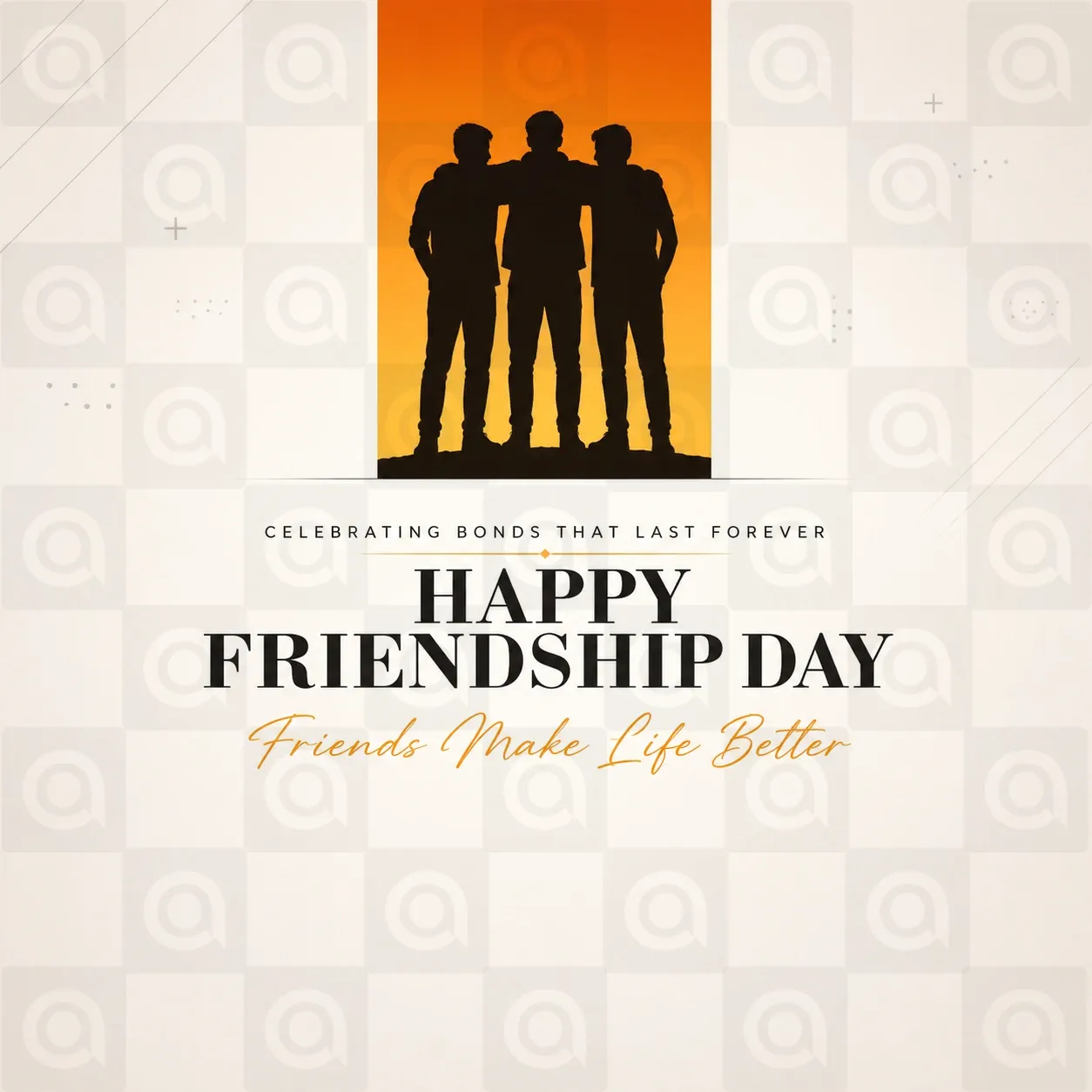 Friendship Day Poster Template