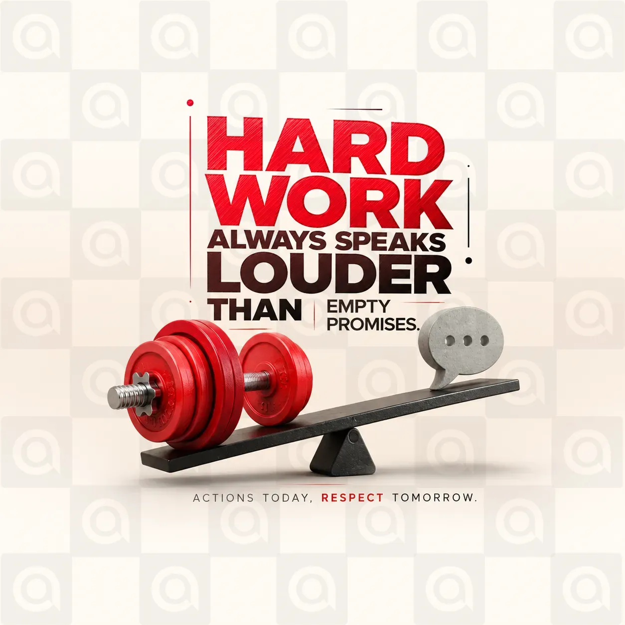 Motivational Poster Template - Free Download