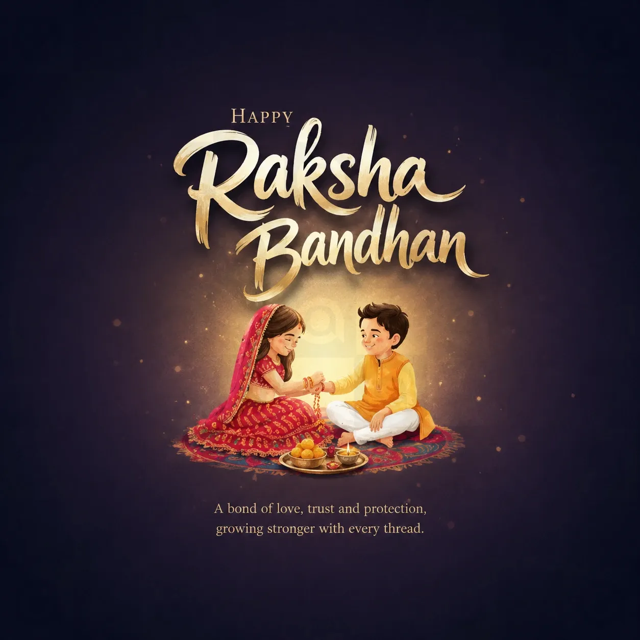 Raksha Bandhan Poster Template