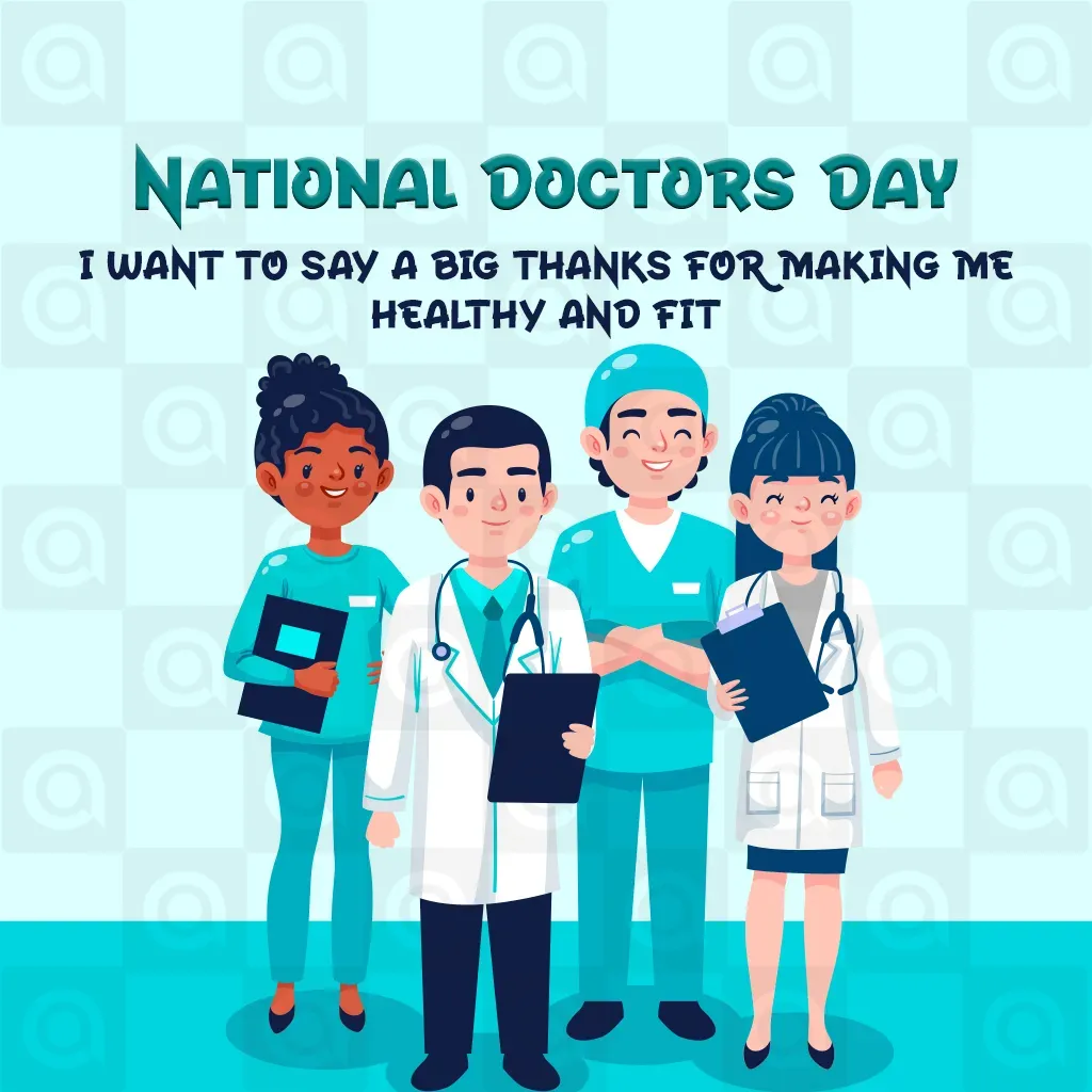 National Doctors' Day Poster Template