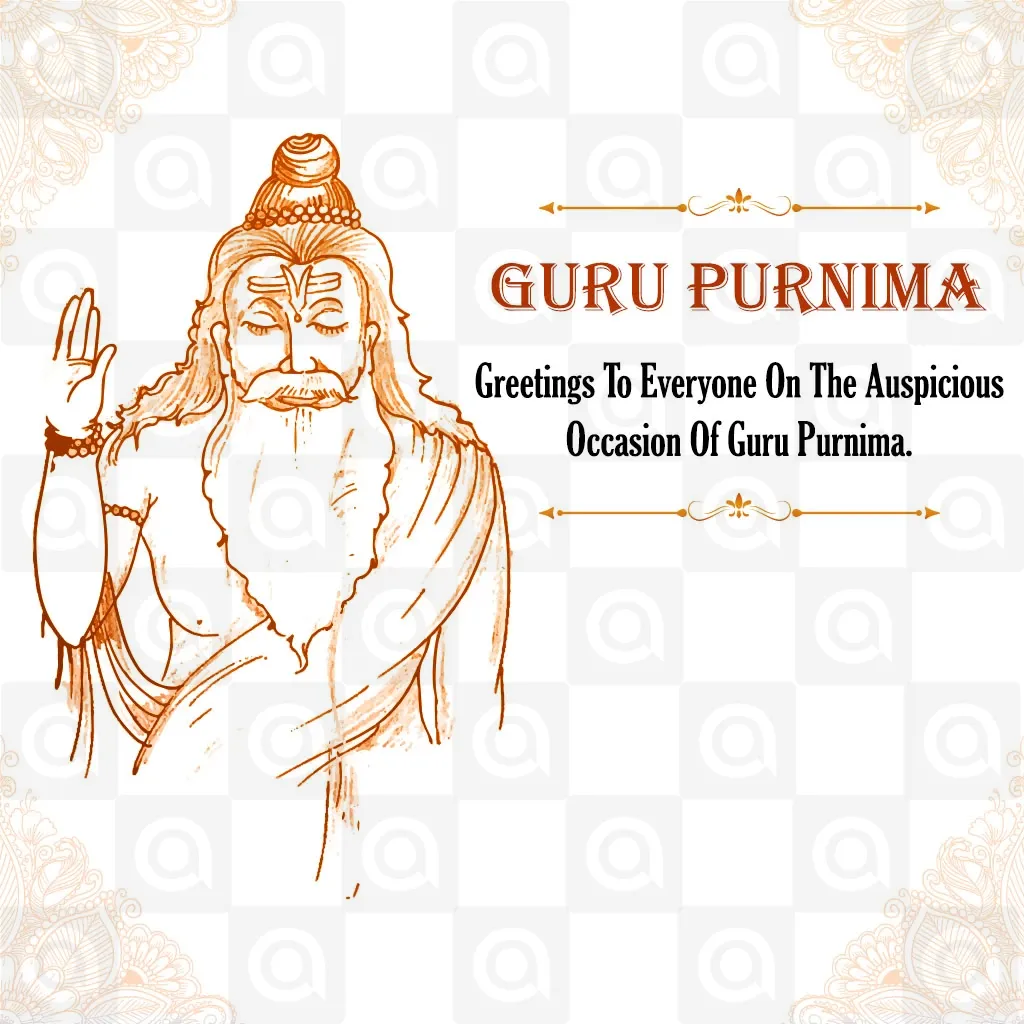 Guru Purnima Poster Template