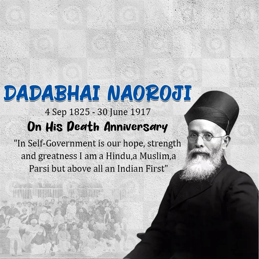 Dadabhai Naoroji's Death Anniversary Poster Template