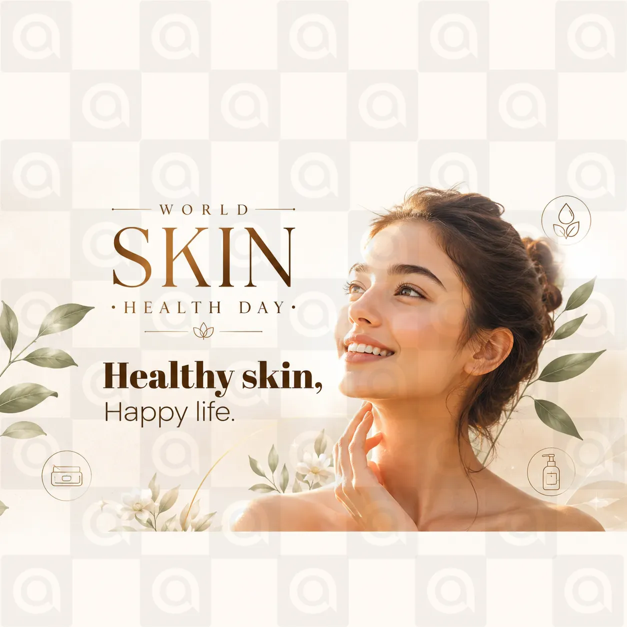 World Skin Health Day Poster Template