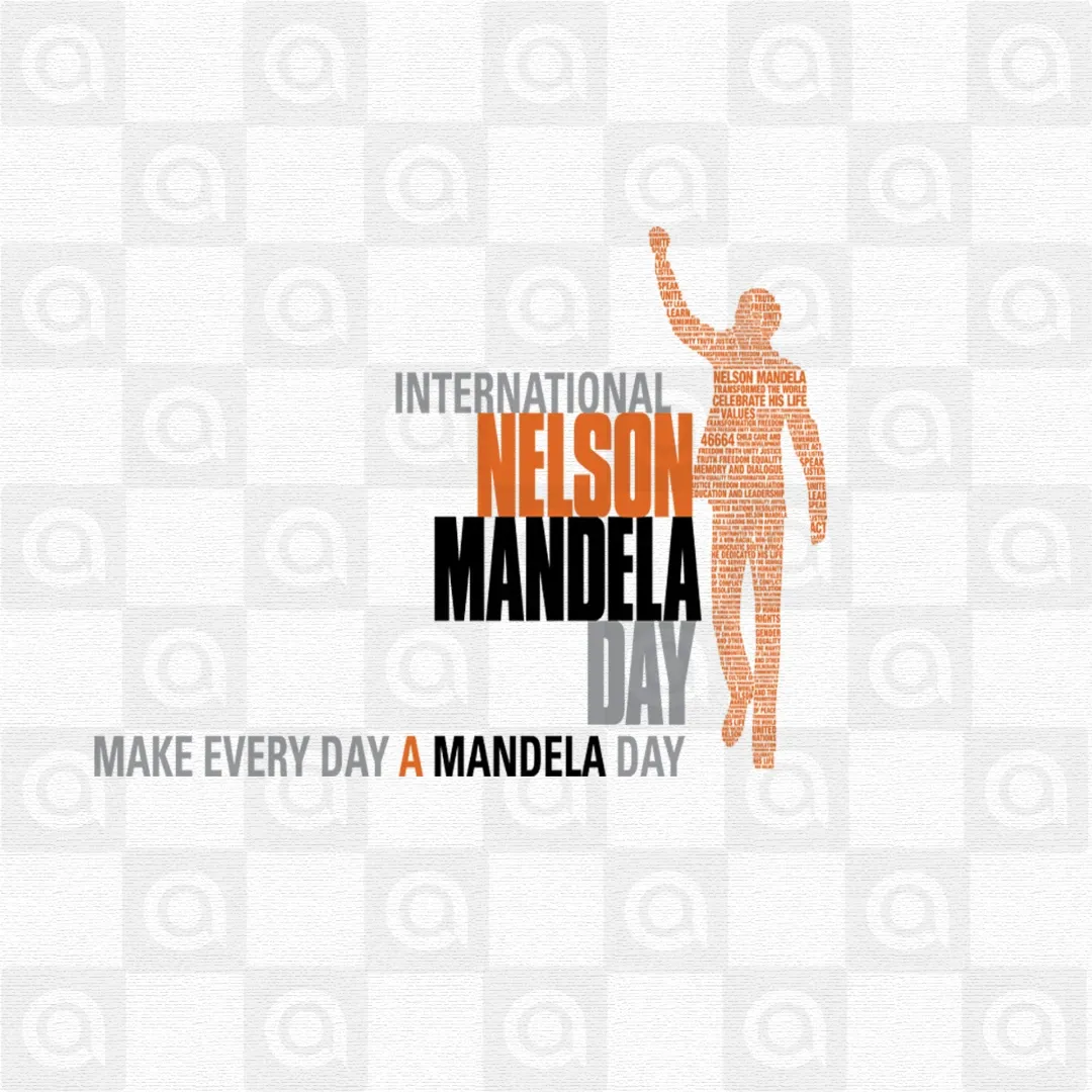Nelson Mandela Jayanti Poster Template