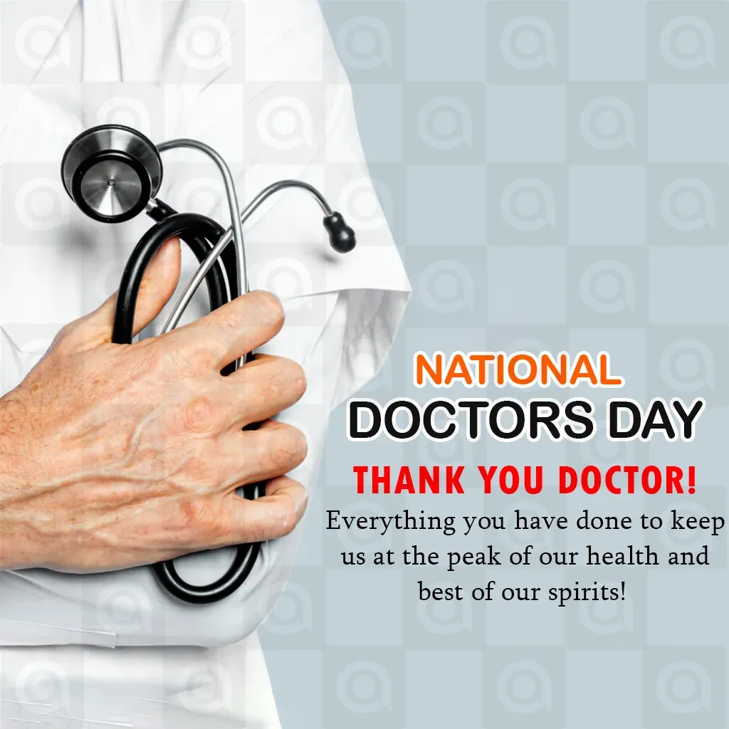 National Doctors' Day Poster Template