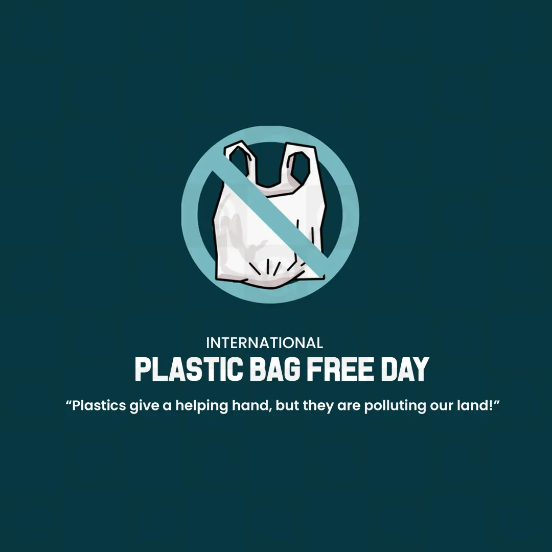 International Plastic Bag Free Day Poster Template