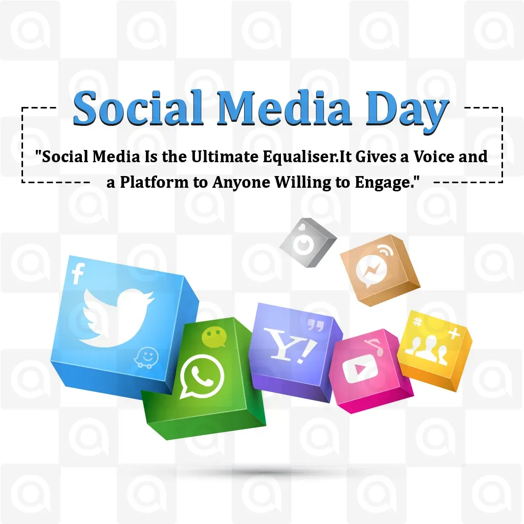 Social Media Day Poster Template - Free Download
