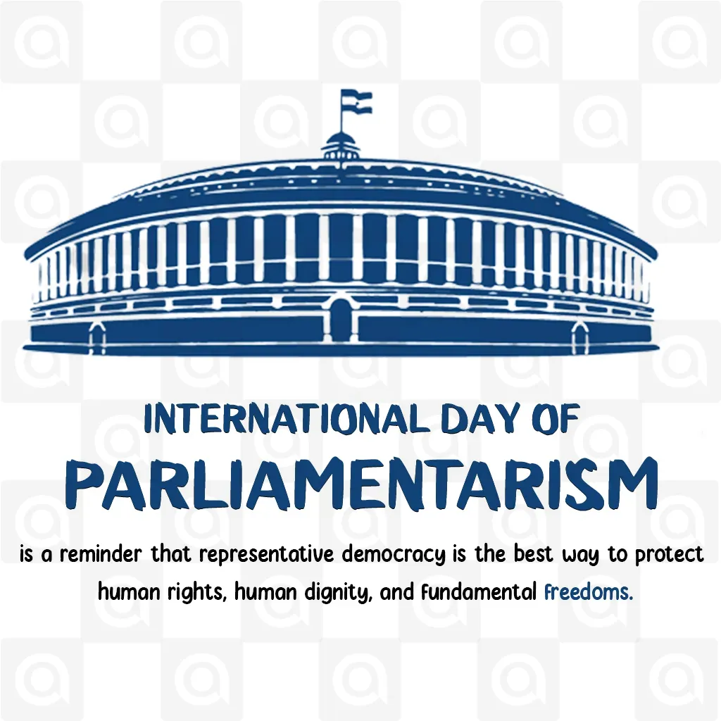 International Day of Parliamentarism Poster Template